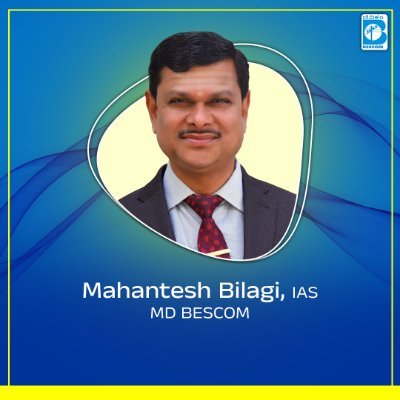 Managing Director, Bangalore Electricity Supply Company (@NammaBESCOM) All healthy debates and suggestions are welcome