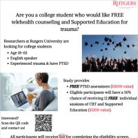 CBT and Supported Education for students with PTSD(@Cbtforptsd) 's Twitter Profile Photo