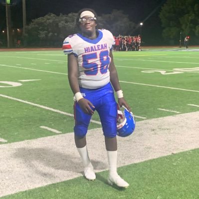 C/0 2025 Dt/Ot/6'1 210/ Hialeah senior high school