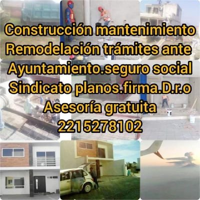 Constructores y contratistas de puebla.somos expertos en la construcción de casas con más de 20 años de experiencia contáctanos 2213 194249 vía ... WhatsApp