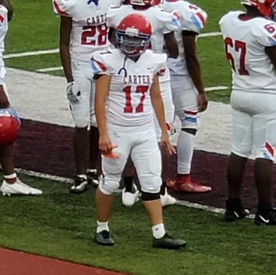 Dallas Carter High School
5'5
160lb
ulycachetes10@gmail.com
432-517-5248
Kicker/Punter
⚽