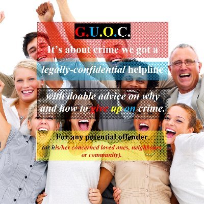 talkcrimes1's profile picture. Giving up on crime