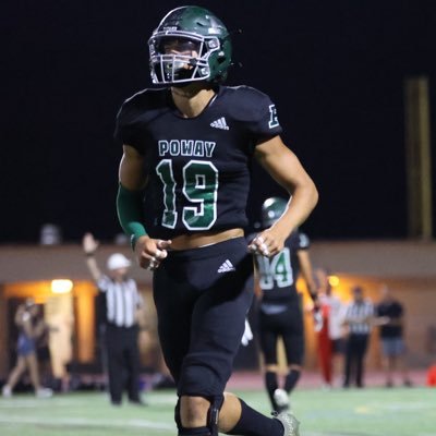 C/o 2024 | 6’4 205 lbs | 275 bench | 285 power clean | 405 squat | TE/DE | Poway High School, CA | Football | Basketball | Volleyball