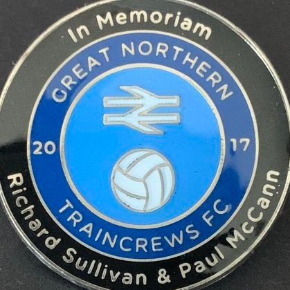 Great Northern Rail Staff Football Club EST 2017 In memoriam for Paul McCann and Richard Sullivan @hertfordshirefa affiliated - Charity Staff rail side