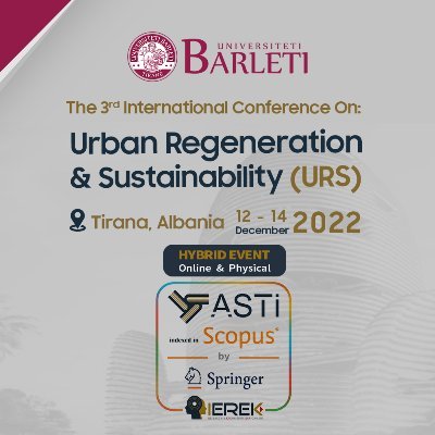 IEREK and Barleti University are organizing the conference to help establish better and more efficient solutions and address the aspects of urban environment