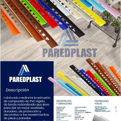 Somos una empresa que se dedica a la fabricación distribución de aluminio para acabados de mayolicas y porcelanato enviamos a todo el país contamos con catalogo