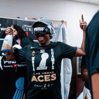 Nike Youth Las Vegas Aces 2022 WNBA Finals Champions Locker Room T