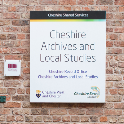 Cheshire Archives & Local Studies: where Cheshire's history lives. A shared service of Cheshire East and Cheshire West and Chester Councils.