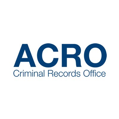 A national UK Police unit making you safer as trusted global leaders in criminal history information.
📧customer.services@acro.police.uk | 📞+44 (0)23 8045 1477