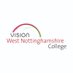 Vision West Nottinghamshire College (@WestNotts) Twitter profile photo