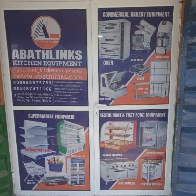 Deals on all kinds of Commercial  equipments,Kitchen equipments,Bakery equipments, Hotel and Fastfood equipments, IG @abathlink_kitchenequipments
