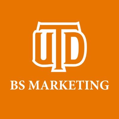 This is the official Twitter handle for BS Marketing Program at UT-Dallas