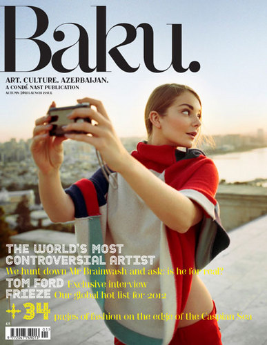 Introducing Baku. International – a visually striking, off–beat magazine covering contemporary art, culture and fashion, with a link to Azerbaijan.