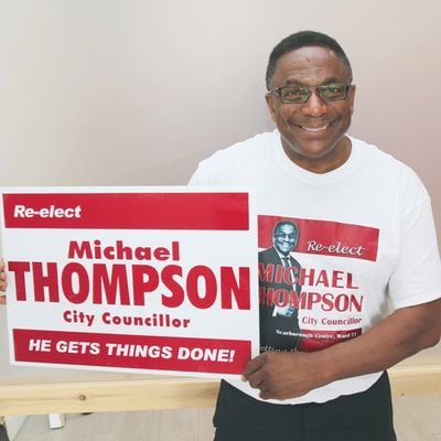 Official Account of Michael Thompson. Seeking Re-election in the 2022 Municipal Election for Councillor in Scarborough Centre, Ward 21.