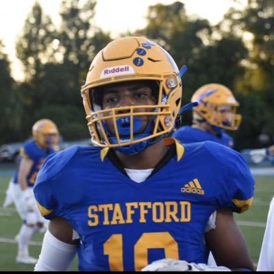 Stafford High School Varsity Football, Class of 2024 Ht 6’0 Wt 175 GPA 4.2 Hudl: https://t.co/GKB4wktsv1