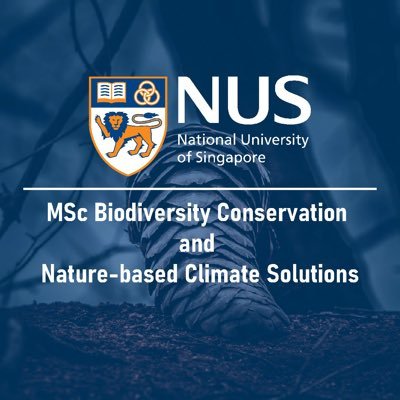MBCNCS's profile picture. NUS MSc Biodiversity Conservation and Nature-based Climate Solutions