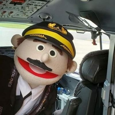 A puppet of a pilot. 
Living the dream of an aviator. 
Aviation SATIRE. 
None of this is real, so sit back, relax, and enjoy the laughs!