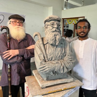 SculptorNiteshP's profile picture. 🇮🇳sculptor I Sculpt. Touch, Feel, Carve, Shape.                                          Sir J.J School of Fine Arts,mumbai