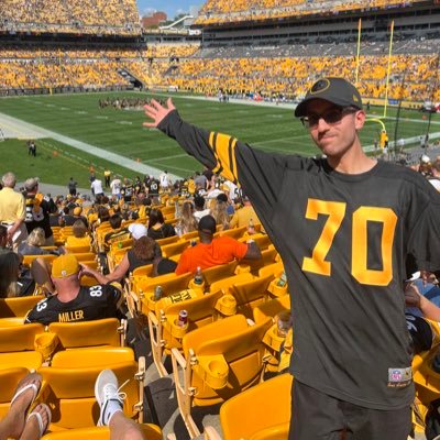 I am the ghost of the first steeler to have his number retired #70 #HereWeGo ⚫️🟡👻