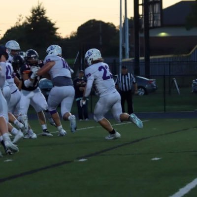 2023 Louisburg HS/5”7 190 RB/rileyvaneaton23@gmail.com/40yd- 4.50/Bench 300/Squat 425/Power Clean 285/vertical 37/ 913-837-6644/ All frontier first team RB