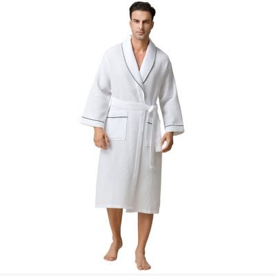 Bathrobe manufacture