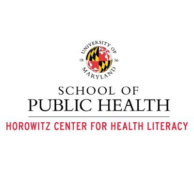 Research, education, and community service for health literacy & health communication. Convener of Health Literacy Maryland. Retweets ≠ endorsements.