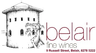 Knowledgable service, proudly independent, locally owned and owner operated. 
Belair Fine Wines 9 Russell St Belair, Adelaide, SA 5244.
Ph 82785222