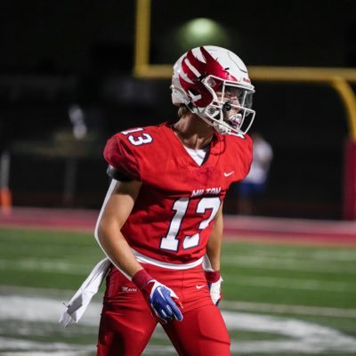 Milton football 2023 Slot Receiver 5’11 170