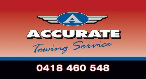 Accurate Towing Services is owned and operated by Matt Becker.  Contact Matt on 0418 460 548.