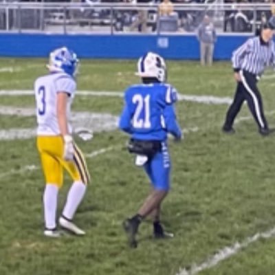 Sharpsville highschool C/O 2026 | 152lbs Db | 5,11 |Jersey number 21 |