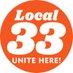 Local 33–UNITE HERE! (@33unitehere) Twitter profile photo