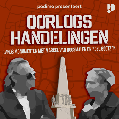 Studievrienden Marcel van Roosmalen en Roel Gootzen trekken van monument naar monument. Vanaf 2 oktober elke zondag een nieuwe podcast in je @Podimo_nl-app.