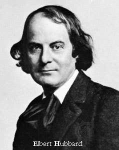 ElbertHubbard1's profile picture. American founder of the Roycroft Arts and Crafts community, philosopher, lecturer, critic, publisher, novelist, essayist, and biographer