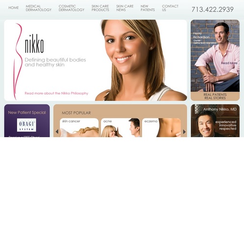 txdermatology's profile picture. Dr. Nikko is a nationally recognized dermatologist.  Our clients enjoy a state of the art dermatology center located in Houston, Texas.