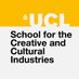 UCL School for the Creative & Cultural Industries (@UCL_SCCI) Twitter profile photo