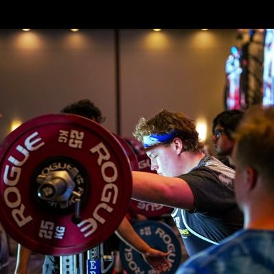 GIHS ‘23, Shot: 42’6” Disc: 112’11” Wt: 56’3.25”, S: 582lbs B: 253lbs D: 544lbs