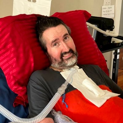 I have #ALS. ventilator, feeding tube, eye-gaze computer