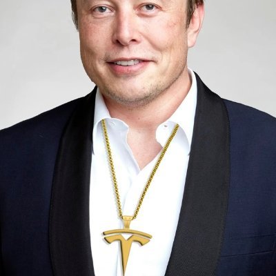 This account is an unofficial Tesla necklace project for Elon Musk. The goal of this business idea is to allow the Tesla logo to be worn as a necklace by Youngs