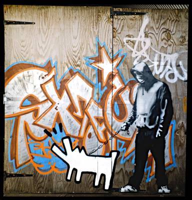A rather good Banksy for sale.
Email: banksy4sale@gmail.com 
No time wasters please.