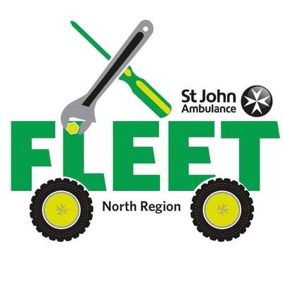 The team that manage all things fleet in the north of England for St John Ambulance