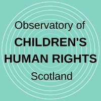 Observatory of Children's Human Rights Scotland (@obschildrights) 's Twitter Profile Photo Observatory of Children's Human Rights Scotland (@obschildrights) 's Twitter Profile Photo