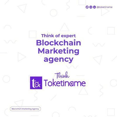 Sales Executive @ Toketiname

Blockchain Marketing Agency - grow your crypto project into a MultiMillion Dollar Project

https://t.co/Uy14Smcm8y…