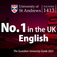 School of English (University of St Andrews) (@staenglish) 's Twitter Profile Photo School of English (University of St Andrews) (@staenglish) 's Twitter Profile Photo