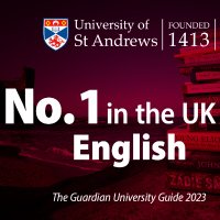 School of English (University of St Andrews)(@staenglish) 's Twitter Profile Photo