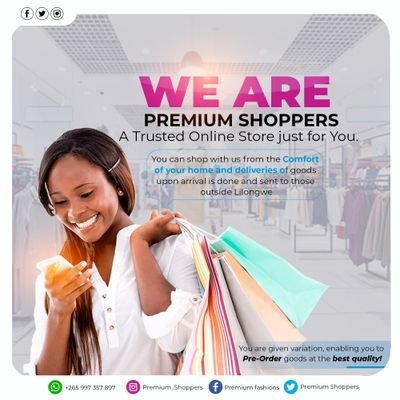 •Premium Fashions + Accesories
•Clothing & Apparel
•Your Very Trusted Online Spot
🥳die hard fan @Liverpool
📍Call:0997357897
https://t.co/ILTNIfnX9G