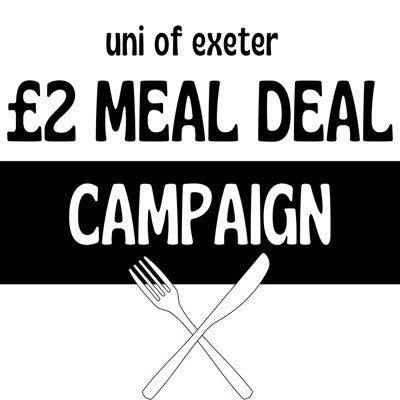 we demand @uniofexeter 1️⃣offers £2 hot meals 2️⃣that are sustainable & healthy. We work in solidarity with all struggles for social justice. Sign up👇🏼