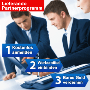 Eine Vielzahl von Lieferservices arbeitet mit lieferando zusammen und jetzt bieten wir auch Ihnen mit die Möglichkeit, Teil unseres Erfolgs zu werden.