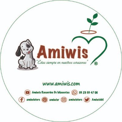 Amiwis es una tienda online 100% Mexicana, donde ofrece productos creativos y personalizados para recordar a tu amiwito una vez que haya partido.