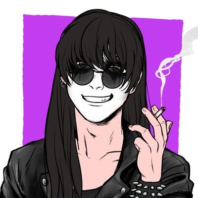 blackmetalfem's profile picture. black metal femboy is a thing now
she/they/hi