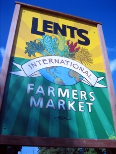 We are Portland's only internationally focused farmers market operating in the heart of Lents Town Center at the corner of SE 92nd & Foster Road.